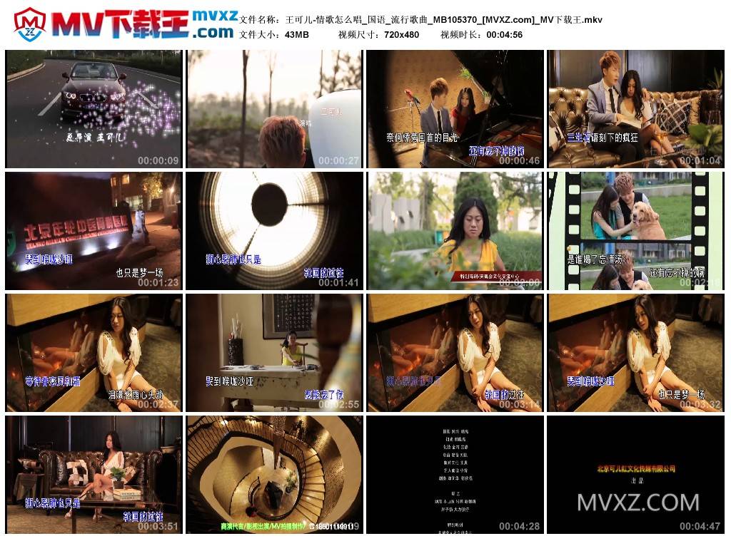 王可儿-情歌怎么唱_国语_流行歌曲_MB105370